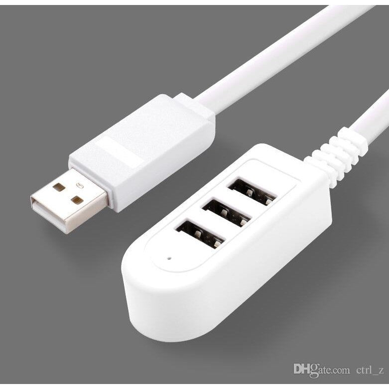 3-Port USB Hub Splitter Plug And Play