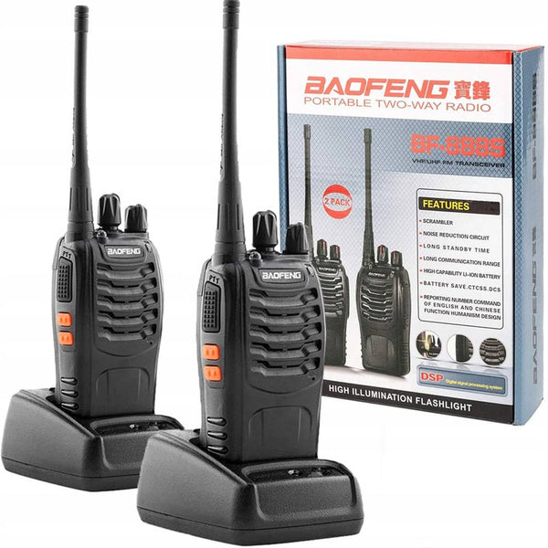 16-Channel UHF Walkie Talkie 2-Way Radio Baofeng BF-888S - 2 Piece
